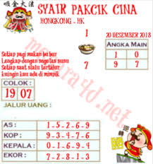Menarajitu Syair Lengkap Hongkong 20 12 2018 Facebook