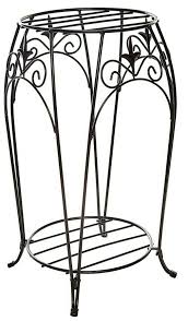 Product title smilemart raised wooden garden bed flower boxes and. Extra Tall Scrolled Metal Tall Raised Plant Pot Stand Uk Garden Products