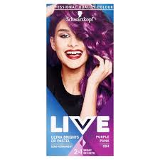 Schwarzkopf Live Ultra Brights 094 Purple Punk Hair Dye Tesco Groceries