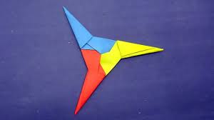 How To Make A Ninja Star Out Of Paper Step By Step Easy Diy How To Make A Paper Ninja Star Tristar Tutorial Ninja Star Paper Ninja Stars Paper