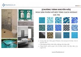 Chương trình khuyến mãi mua sản phẩm hồ bơi tặng ngay gạch Mosaic giá trị |  Thiết bị hồ bơi, máy bơm hồ bơi, bộ lọc hồ bơi, đèn hồ bơi, phụ