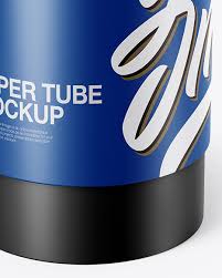Matte Tube Mockup In Tube Mockups On Yellow Images Object Mockups