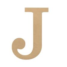 10 Decorative Wood Letter J Ab2034 Wood Letters Alphabet Letters To Print Lettering