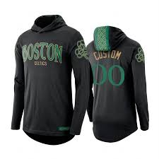 Boston celtics hoodies & sweatshirts. Boston Celtics Custom 00 Black City Edition Long Sleeve Hoodie