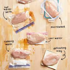 Mar 08, 2021 · defrosting in the fridge place your chicken in a large sealed sandwich bag. We Tried 6 Methods For Defrosting Chicken And Found The Quickest And Easiest Way Kitchn