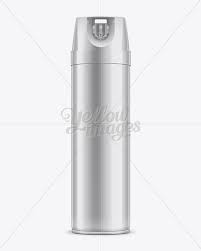 Glossy spray cosmetic bottle mockup 4599737. Aerosol Spray Can Mockup In Can Mockups On Yellow Images Object Mockups