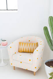 Tullsta Ikea Hack By Sugar Cloth In 2020 Patterned Chair Ikea Hack Chair Chair Makeover