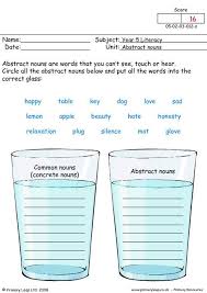 Abstract Nouns Worksheets Grade 4 Abstract Nouns Nouns Worksheet Concrete And Abstract Nouns