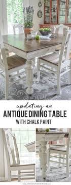 Veja Como Antiga Mesa De Jantar Da Avo E Cadeiras E Transformado E Atualizado Antique Dining Tables Painted Dining Table Dining Table Makeover