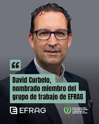 David Curbelo, nuevo miembro del grupo de trabajo de EFRAG 💼 🌍