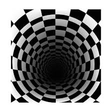 Black And White Optical Illusion Drawings Checkerboard Background With Perspective Effect Prints Vlada13 Allposters Com Optical Illusions Art Illusion Drawings Illusion Art
