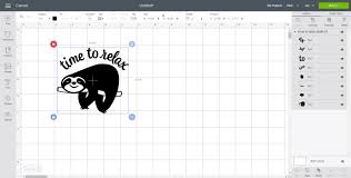 Mini Canvas Art With Free Sloth Svg File Sustain My Craft Habit
