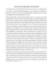 Here is a deeper dive into wisdom and beauty found in a meaningful reflection practice. Reflection In Political Self Docx How Being A Better Filipino Influences The Political Self The Philippines Is A Country Where Some Would Want To Live Course Hero
