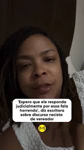 A professora, escritora e influenciadora Bárbara Carine repudiou a fala  racista do vereador Marcelo Brito (MDB) durante a entrega de honrarias aos  cidadãos Honorários e Beneméritos, na última sessão da Câmara dos