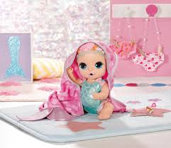 We used slime baff today and it was very thick and gooey,it was so hard to change the dolls after they had been in slime,we all had such a laugh and isla gets the prizes. Baby Born Surprise Mermaid Surprise Baby Born