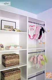 Closet Organization Ideas For A Nursery The Home Depot Home Depot Closet Baby Room Closet Martha Stewart Closet Organizers