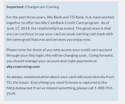 In addition, ally cashback credit card holders are eligible to earn the following rewards with their card: Ally Bank Credit Card Discontinued Doctor Of Credit