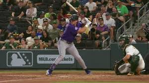Cole Carrigg smashes a home run