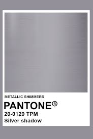 Silver Shadow Metallic Pantone Color In 2019 Silver