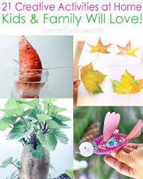 Looking for fun some fun group games for kids? 21 Creative Stay At Home Activities For Kids Family A Piece Of Rainbow