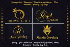 do luxury jewelry logo for diamond gold
