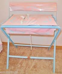 Children will learn basic tasks like bathing and feeding baby, getting baby to sleep by. Vintage Amsco Baby Doll E Bath Changing Table Pink Blue 1950 Tiny Tears Dy Dee 08 11 2013 Baby Doll Furniture New Baby Products Doll Changing Table
