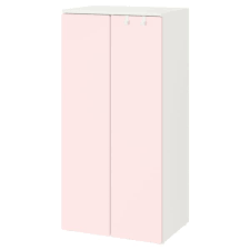 One was pink, one was purple and the windows were rotted and leaked into our family. Smastad Wardrobe White Pale Pink Ikea
