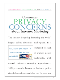 Is privacy law recognized in malaysia? Pdf Consumer Privacy Concerns About Internet Marketing