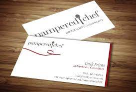 Ordering was easy and shipping was faster than i expected. Pampered Chef Business Cards Tank Prints Free Shipping
