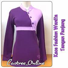 Warna ungu tua dan ungu muda. Kaos Wanita Fashion Tangan Panjang Kombinasi Warna Ungu Muda Dan Ungu Tua Shopee Indonesia