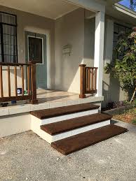 How do you build wood porch steps? Simple Diy Wood Porch Steps Makeover