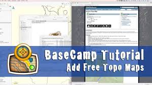 How To Add Free Topo Maps To Garmin Basecamp Youtube Topo Map Map Mapping Software