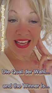 Die Qual der Wahl... and the winner is... #sarabennett #sarahbennett  #saraslightfight #satiremitsara #saramagsatire #ampel #wahl #brandenburg
