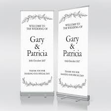 Free Postage Custom Wedding Banner Wedding Roller Banner Etsy Wedding Banner Personalized Wedding Wedding Welcome Signs