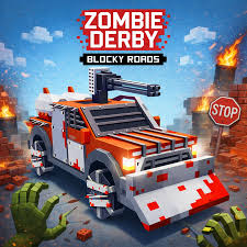 Zombie Derby: Blocky Roads