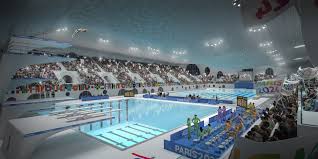 The marquee race of the day at the olympic aquatic center has katie ledecky of the united states facing off. Mvrdv Paris Olympic Aquatic Centre