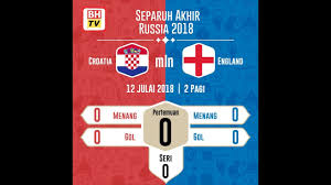 Penyelenggara pun telah menyiapkan stadion. Separuh Akhir Piala Dunia 2018 Youtube