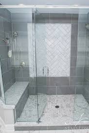 International delivery · customs duty paid · buy now, pay later Gray White Transitional Bath Tile Walk In Shower House Bathroom New House Bathroom