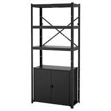 bror kast met 2 deuren zwart ikea shelving unit shelving ikea