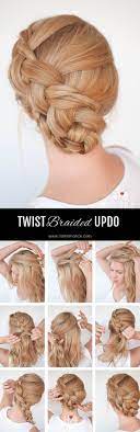 New Braid Hairstyle Tutorial The Twist Braid Updo Hair Romance New Braided Hairstyles Hair Romance Hair Styles