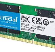 Crucial 8GB, 260-pin SODIMM, DDR4 PC4-19200,