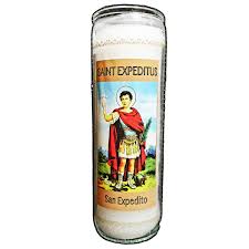 Gracias san expedito que me oíste ♥ oración para todos los días glorioso san expedito. Saint Expeditus Candle Uk Powerfulhand Com