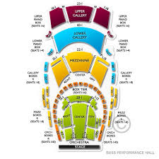 17 Prototypical Bass Performance Hall Seating Map