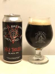 Dark Thoughts By Baerlic Smokey Rich And Malty Different Types Of Beer Dark Beer Whiskey Bottle