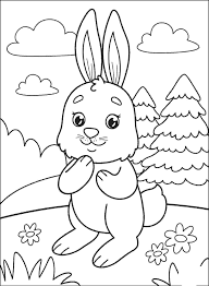 Print and color some rabbit coloring pages. Cute Bunny Plays In The Cloud Day Coloring Pages Bunny Coloring Pages Coloring Pages For Kids And Adults