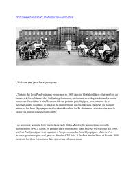Sir ludwig guttmann, un neurologue allemand, cherche un moyen d'accélérer le rétablissement de ses patients paraplégiques, tous vétérans de la seconde guerre mondiale. Doc L Histoire Des Jeux Paralympiques Ronald Rahal Academia Edu