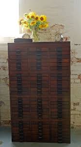 ** pm questions / interest ** re.finished in duck egg blue, sealed with tinted wax for a white washed look, drawers and doors in proper working orde, wood, bottom cabinet has plenty of storage and divided. Beautiful Wood Vintage Document Storage Cabinet With 72 Drawers Vintage Cabinets Antique Cabinets Beautiful Wood