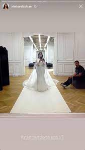 Kim kardashian designed a bridal collection for. Kim Kardashian Posts Throwback Wedding Dress Photos From 2014