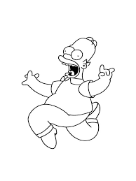 Desenho do polícia os simpson para pintar gratis. Desenhos Dos Simpsons Para Colorir 100 Imagens Para Imprimir