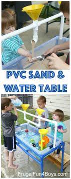 Pvc Sand And Water Table Outdoor Kids Backyard For Kids Water Table